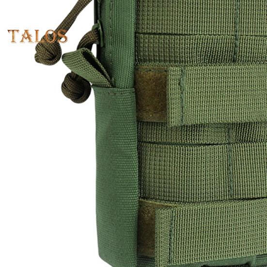 Tactical Molle Accessory Pouch Backpack Shoulder Strap Attachment Bag with Double-Zipper Pocket Tactical Molle Tool Pocket for Outdoor Activities