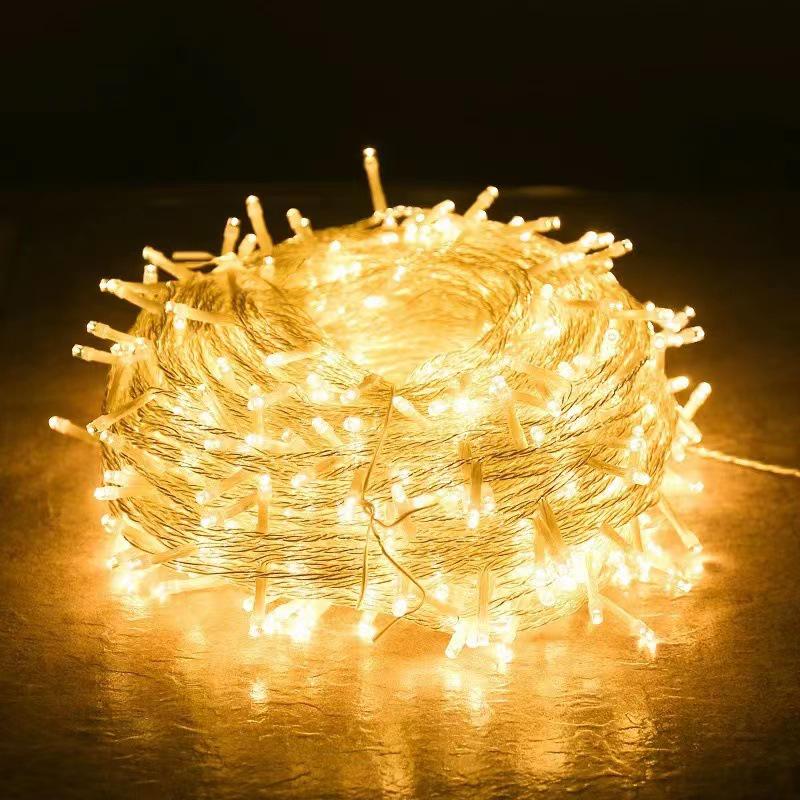 Solar LED Twinkling Star String Lights for Outdoor Camping, Tent, and Scene Arrangement Atmosphere.