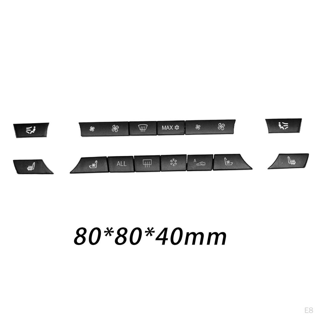 Auto Button Key Caps Repair Set, 61319313923 Cover Vehicle for F07 F10 F11 High Performance