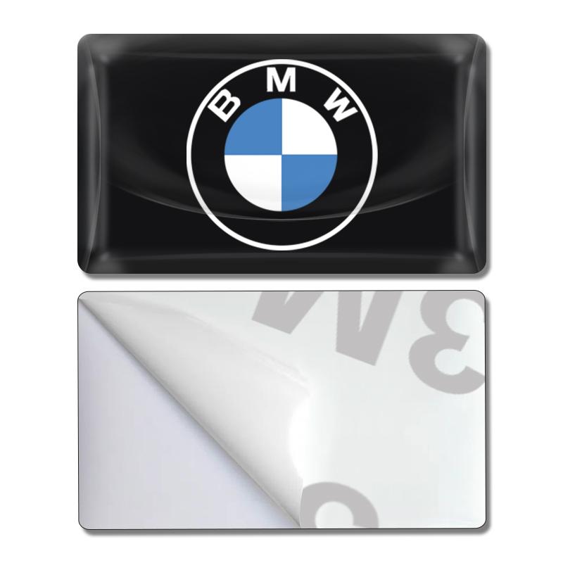 2/5/10Pcs Carbon Fiber Steering Wheel Car Logo Emblem 3D Stickers For BMW M X5 X6 E90 E92 E93 F20 F21 F30 F31 F32 E60 E46 POWER