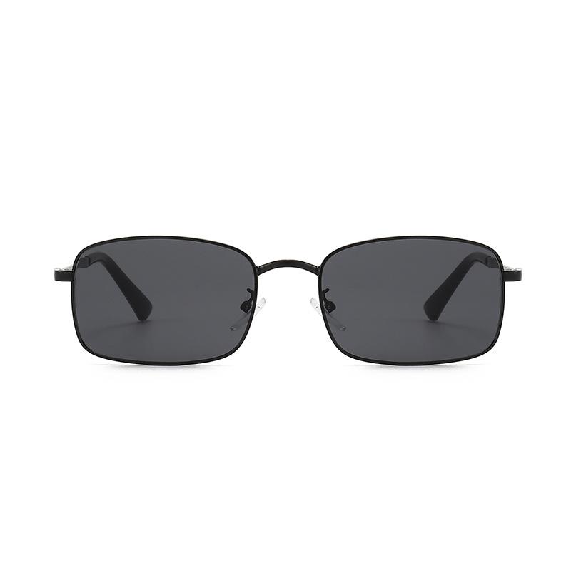 New Metal Men's Sunglasses Box Personalized Sunglasses Sunscreen UV Protection Driving Sunglasses
