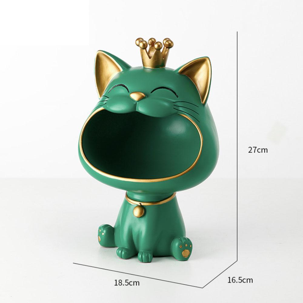 Креативное украшение для входа корона украшение для дома ключ ящик для хранения косметики украшение для гостиной офиса зелёный 2870₽