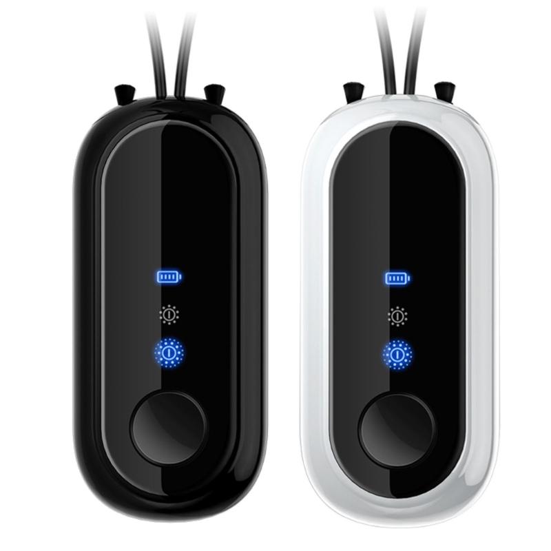 Nacken-Luftreiniger 700mAh Luftreinigungsgerät Wiederaufladbare Luftreiniger ABS-Textur Luftdesinfektor für Innen und Außen