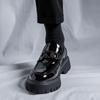 Fashion High quality thick soled shoes Male Casual Men Shoes Comfortable Formal Loafer Business Office Formal Dress Shoes 38-44