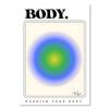Farbverlauf spirituelle Aura Engel Zahl Leinwand Malerei und Druck ästhetische dänische Pastell Poster nordische Wand Kunst Bild Home Decor