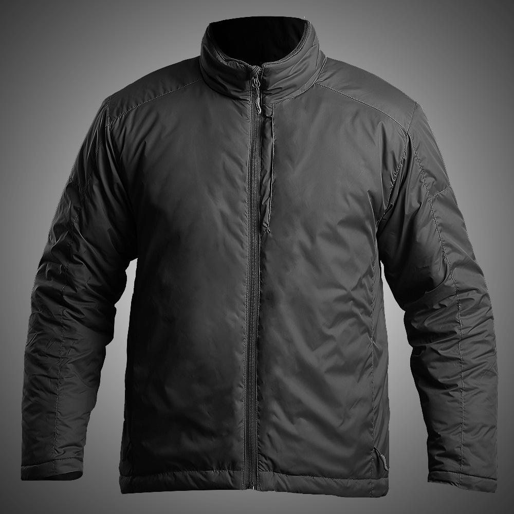 

Мужская тактическая хлопковая куртка Onken Titan с теплоотражающим покрытием - Ветрозащитная, теплая парка для осени/весны M чёрный