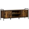 TV Cabinet 133 X 33 X 50 Cm Smoked Oak Engineered Wood