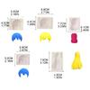 Anime-Doll Long Hair Bangs Clay Mold Fondant Cake Mold Anime-Character Bangs