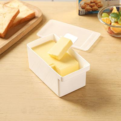 1Pieces Butter Dish With Cover Butter Fresh-keeping Box With Cutter Slicer Countertop Butter Box Outdoor Tableware