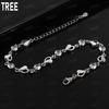 Exquisite 925 Sterling Silver AAA Zircon Heart Bracelet - Fashionable Gift Jewelry