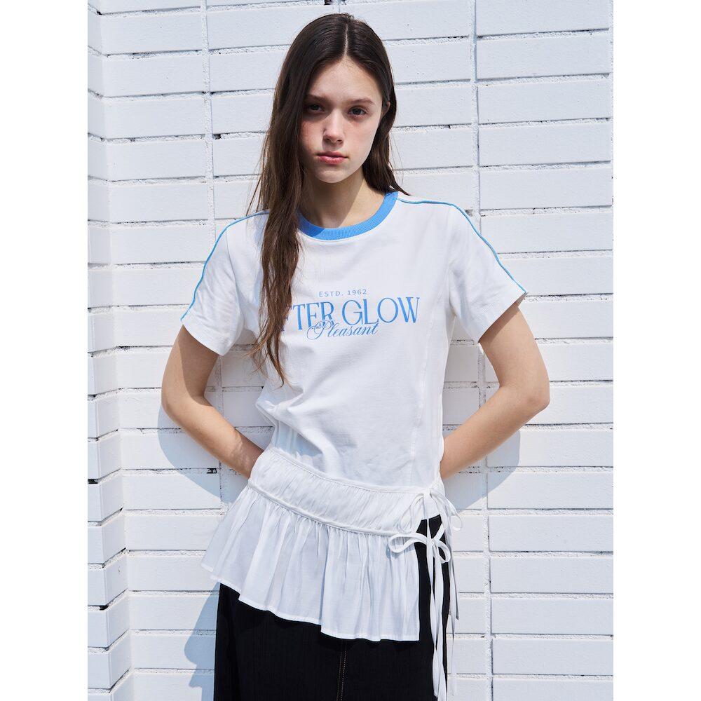 Белая футболка с коротким рукавом 8Seconds Color Block Stitch Graphic White/Xs