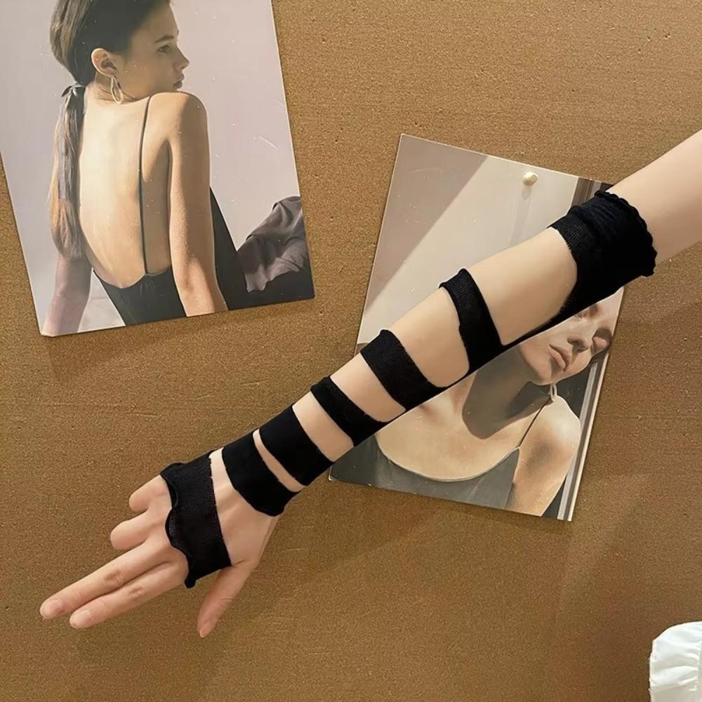 Lolita Bandage Gloves Y2K Arm Sleeves Fashion Arm Cover Girl