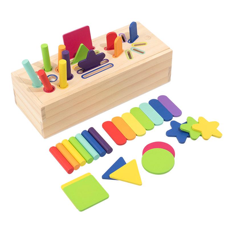 Montessori Color & Shape Sorting Cognitive Toy for Kids