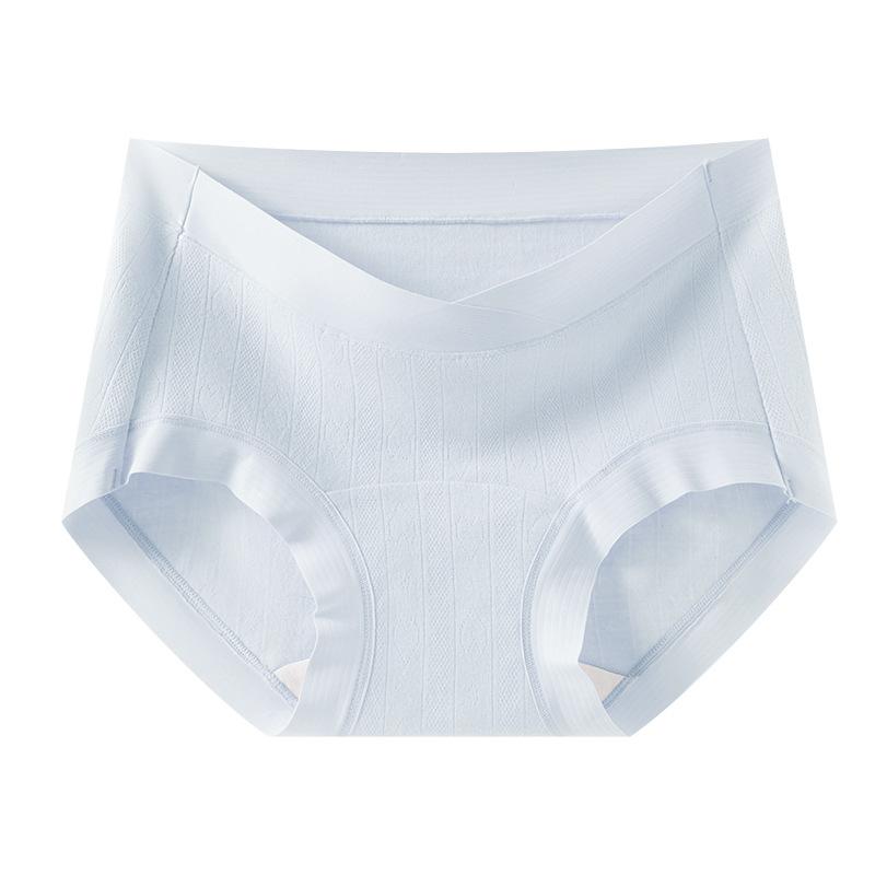 Women's Spring and Autumn V-shaped Belly Pregnancy 10A Cotton Antibacterial Crotch Low Waist Triangle Briefs