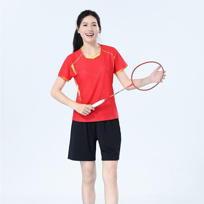 Unisex Badminton Sport Set Tennis Volleyball Athletic Wear Lightweight Quick-Dry Performance Jersey