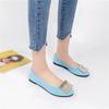 Women Girls Solid Big Size Slip On Flat Shallow Comfort Casual Single Shoes 23 Colors