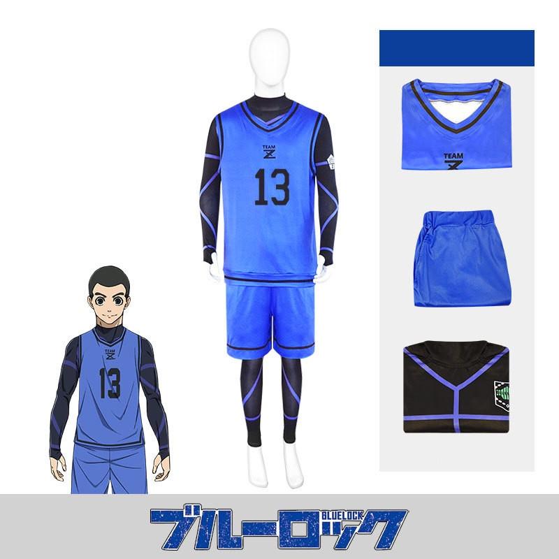 Blue Lock Cosplay Isagi Yoichi Rensuke No.1 Jersey Set For Anime Fans