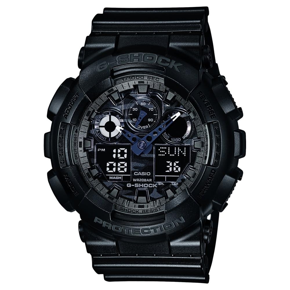 Casio G-Shock GA-100CF-1A Men s Watch Camouflage Dial Series Durable Water Resistant Analog Digital
