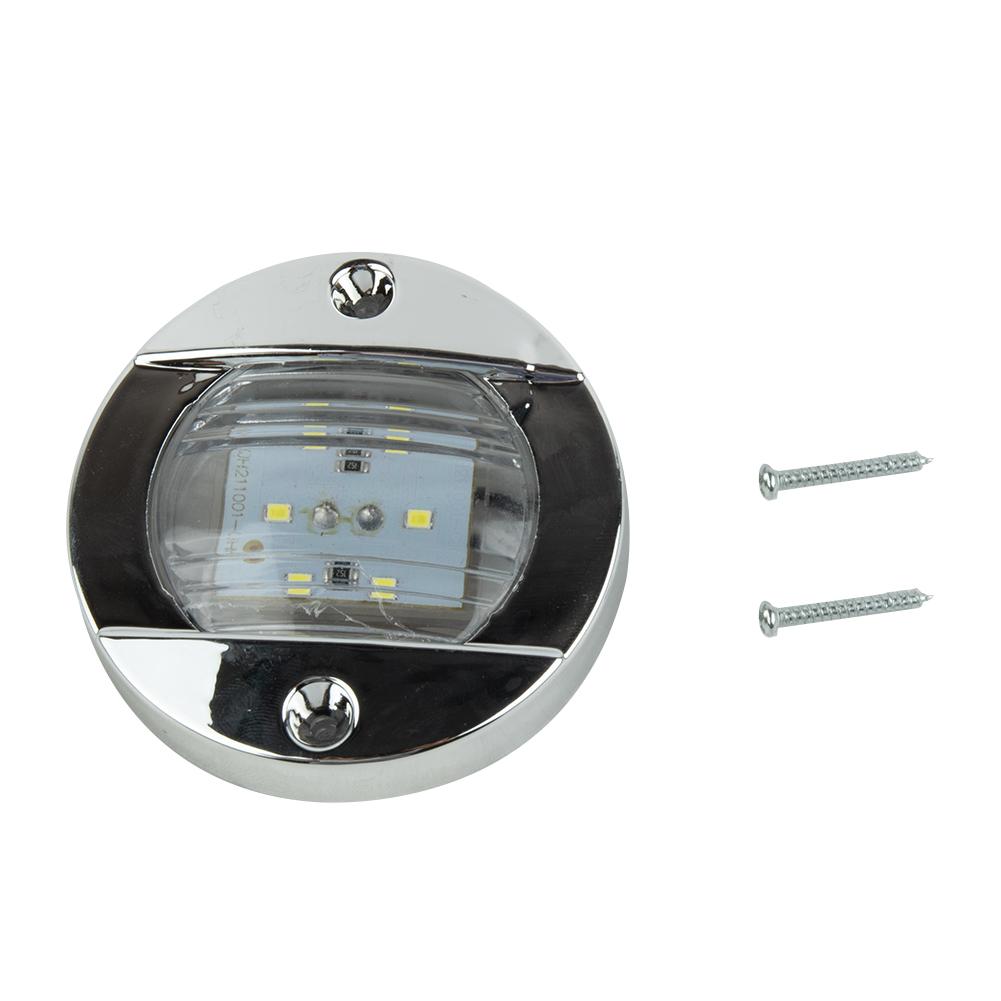 1PC LED 12V Round Yacht Marine Boat LED Stern Light Cabin Deck Courtesy Light Waterproof Car Lights Car Accessories Waterproof