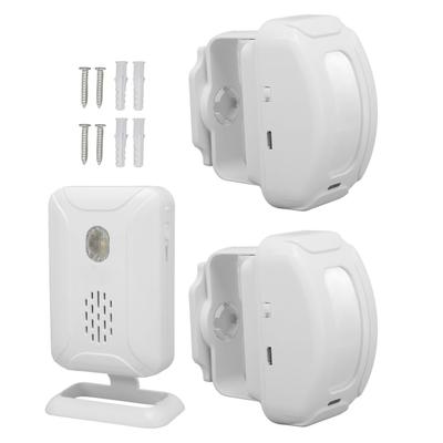 Wireless Doorbell 1 To 2 Split Humanized LED Lights Regulable Volume Brightness Long Sensing