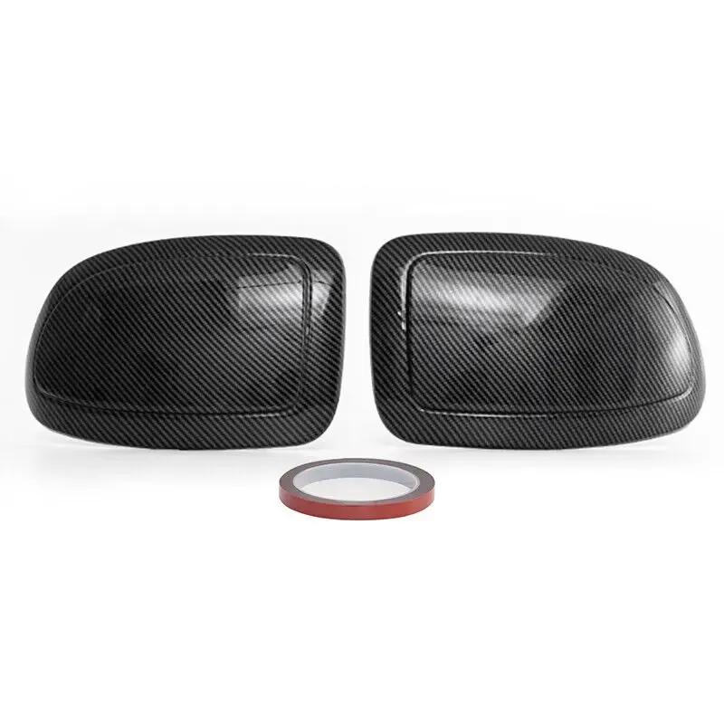 For GMC Sierra Yukon Rearview Chevrolet Suburban Silverado Tahoe Avalanche Sticker Side Mirror Cover Wing Cap Exterior Case Trim