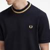 Fred Perry [sharp] Crewneck Piquete  102  Afpm2410007 102