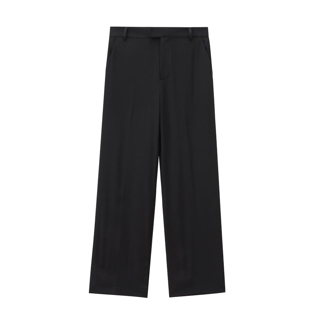 2024 Spring/Summer Women's Sleeveless Button-Up Vest and Casual Pants Set - High-End European and American Style