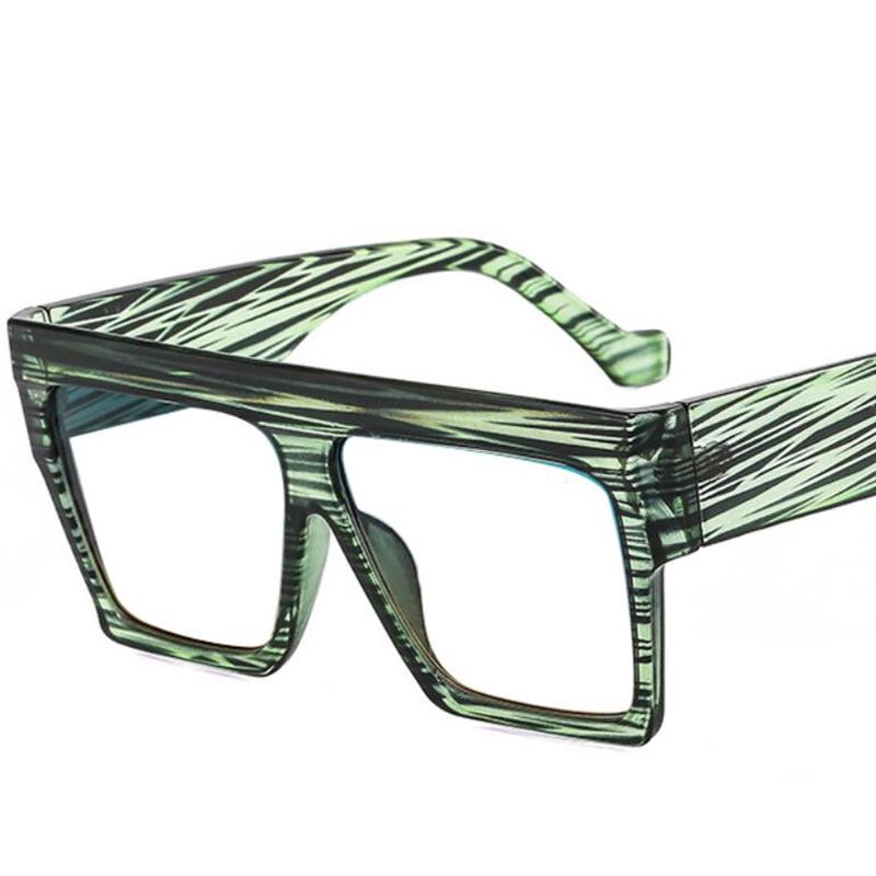 Fashion Designer Oversized Square Reading Glasses Women Men Large Frame Lady Elegant Eyeglasses Clear Anti Blue Light Vision +2