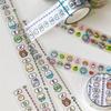 Cute 3M DIY Hand Tent Tape Sticker Cartoon Animal Symbols Kpop Decorative Washi Tape Stickers Cute Cartoon School Stationery