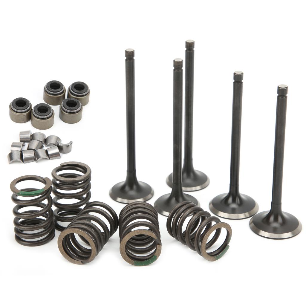 Cylinder Head Intake Exhaust Valve Kit Replacement for YAMAHA GRIZZLY 660 YFM660F 4WD 2002‑2008