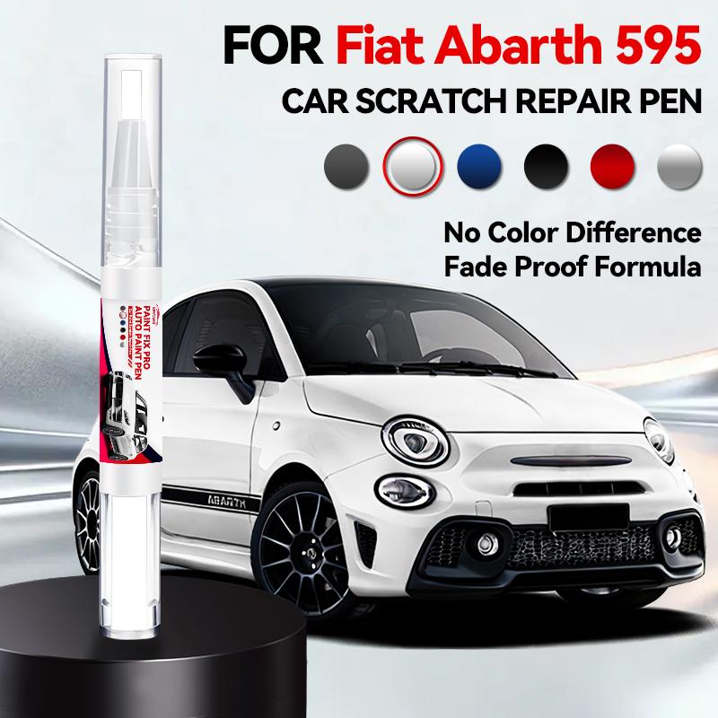 For FIAT Abarth 595 Car Paint Repair Pen Paint Scratch Repair Accessories Abarth Red Black Gara White Modena yellow Matt Grey