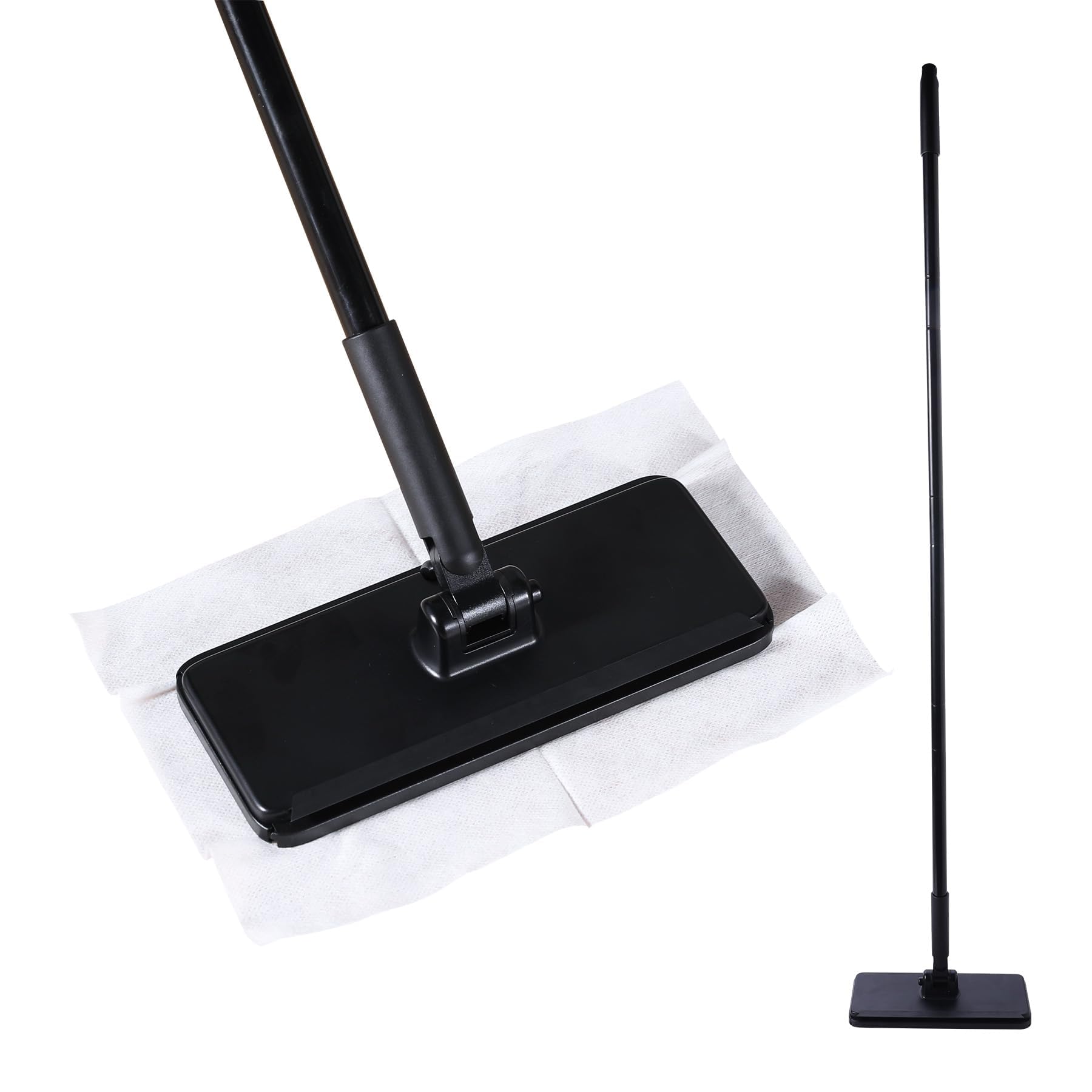 

Eyliden Floor Wiper, Touchless Wiper, Mop, One-Touch Mop, 1-Second Attachment/Detachment, Automatic Clamping, 2-in-1 Water Squeegee, Floor Cleaning To