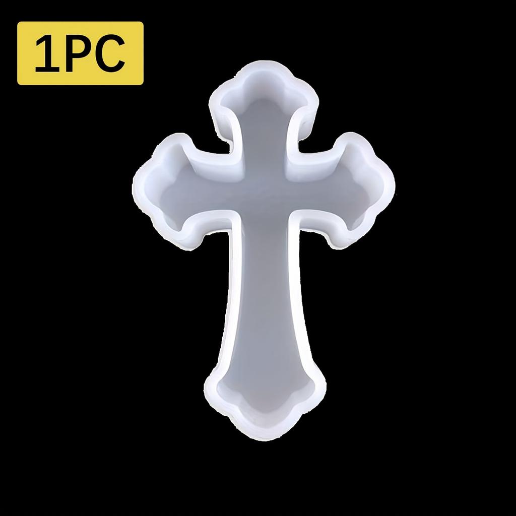 Cross Silicone Mold, Suitable for Making Candles, Soap, Plaster, Epoxy Resin Products, Very Suitable for Handmade DIY Production