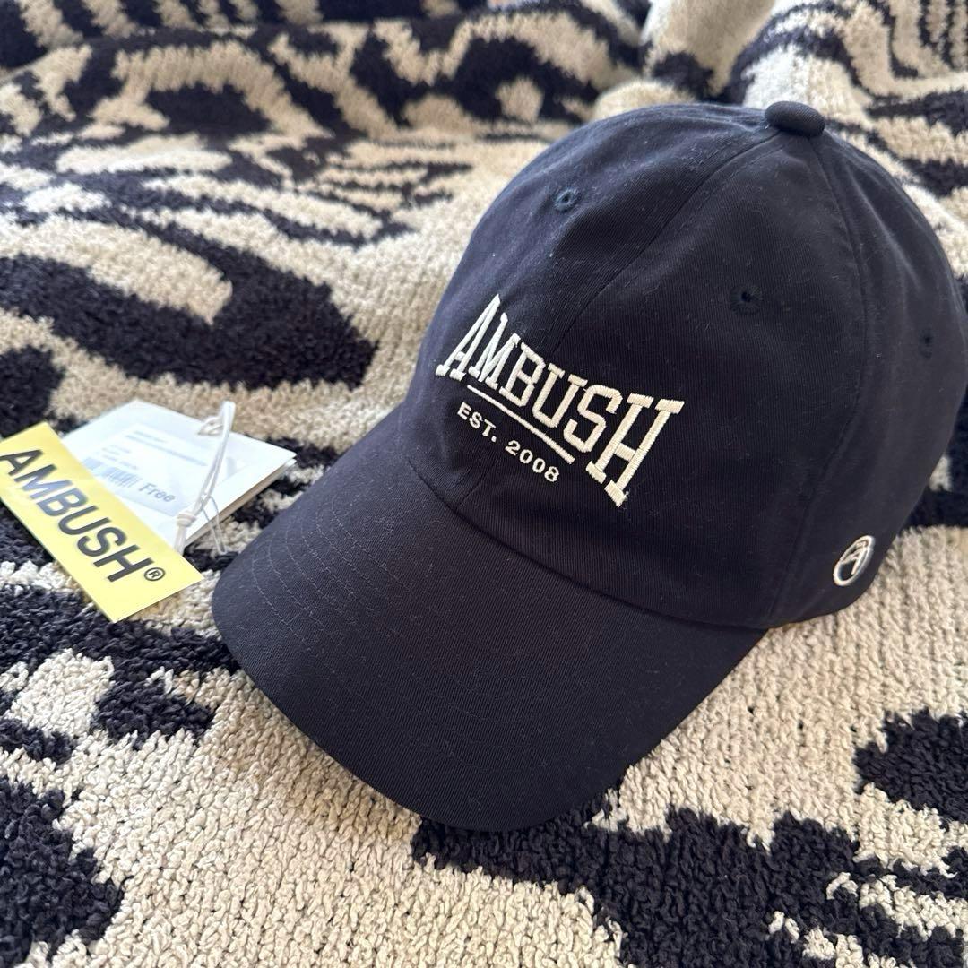 

[USED] AMBUSH Embroidered Logo Cap in Black