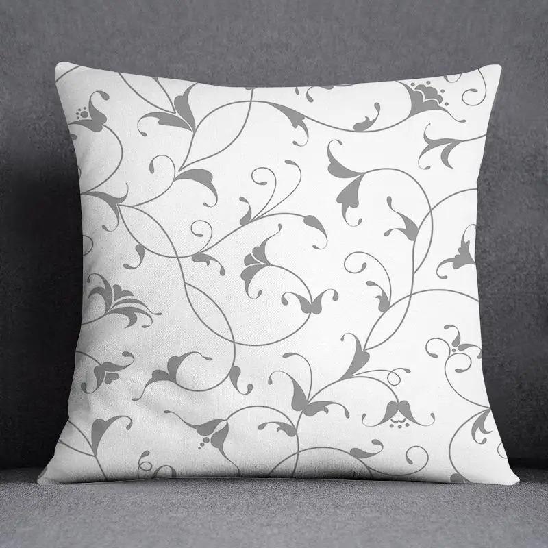 Gray Pillowcase Office Living Room Home Pillowcase Car Ornaments