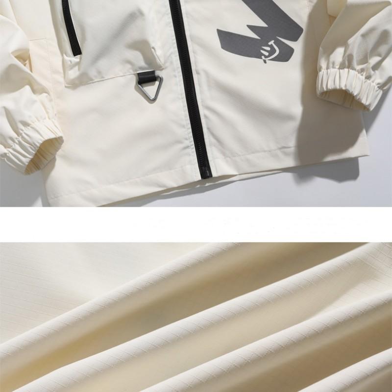 Men's New Spring and Autumn Fashion Overalls Men's Outdoor Baggy Handsome Hooded Jacket