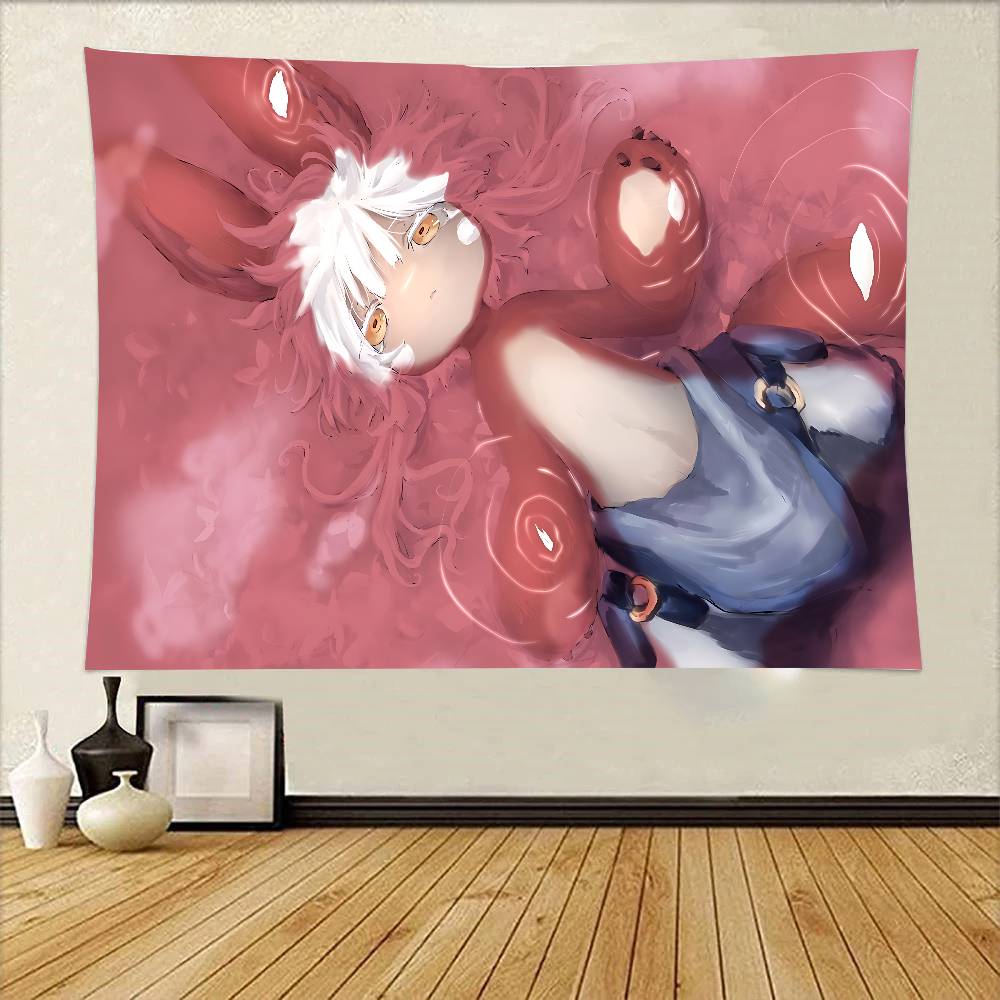 MMade In AAbyss Wandteppich zum Aufhängen Gedruckter Polyester-Wandteppich INS Dekoration Wanddekoration