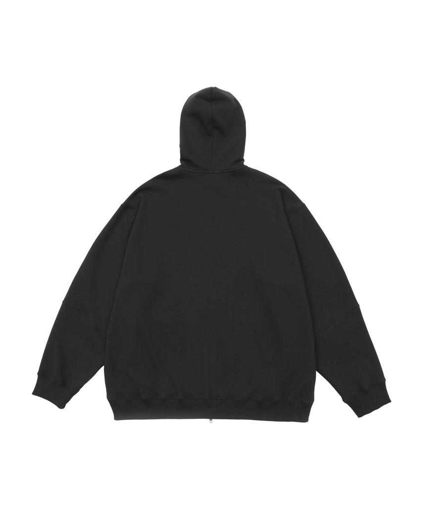 Haveoffduty Bio-Washed Easy Zip-Up Hoodie (Black)