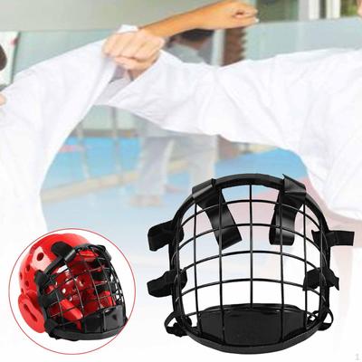 Karate Face Taekwondo Chránič pre Deti Odnímateľná Pokrývka Hlavy Kovový Sparring Kickbox