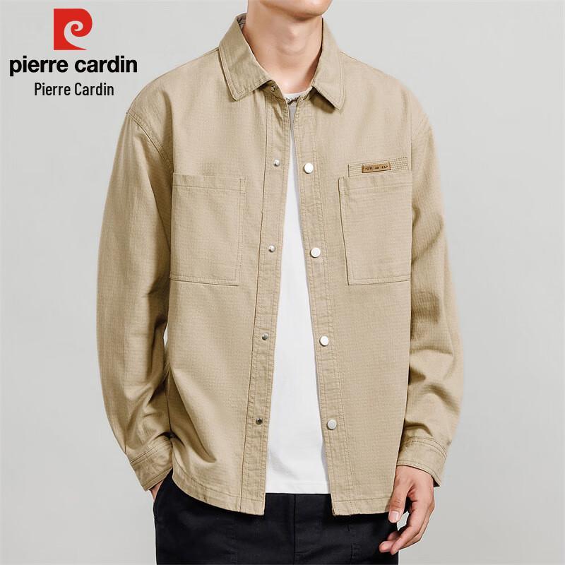 Pierre Cardin Men's Loose Fit Pure Cotton Workwear Jacket