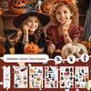 Waterproof Halloween Cartoon Tattoo Stickers for Kids - Pumpkin Magician Theme