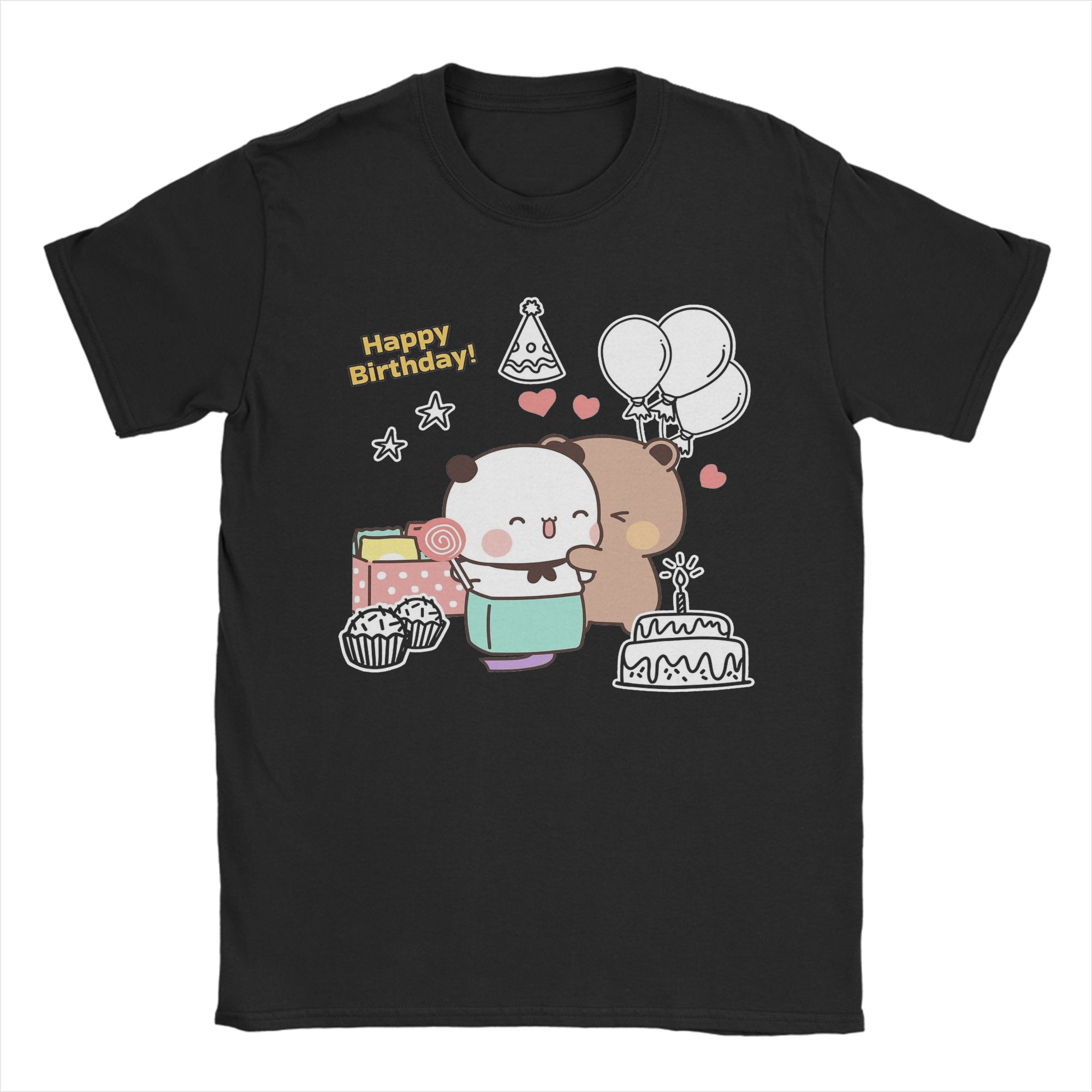 Bubu Is Making Up T Shirts Men Women Pure Cotton Novelty T-Shirts Crewneck Bubu and Dudu Tee Shirt Short Sleeve Tops Adult S