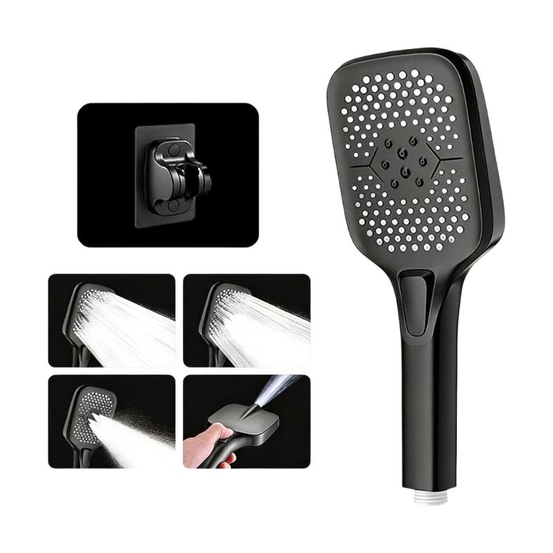Powerful High Pressure Shower Head Water Saving Hnadheld Showerhead With Multiple Sprays Modes Easy Installation
