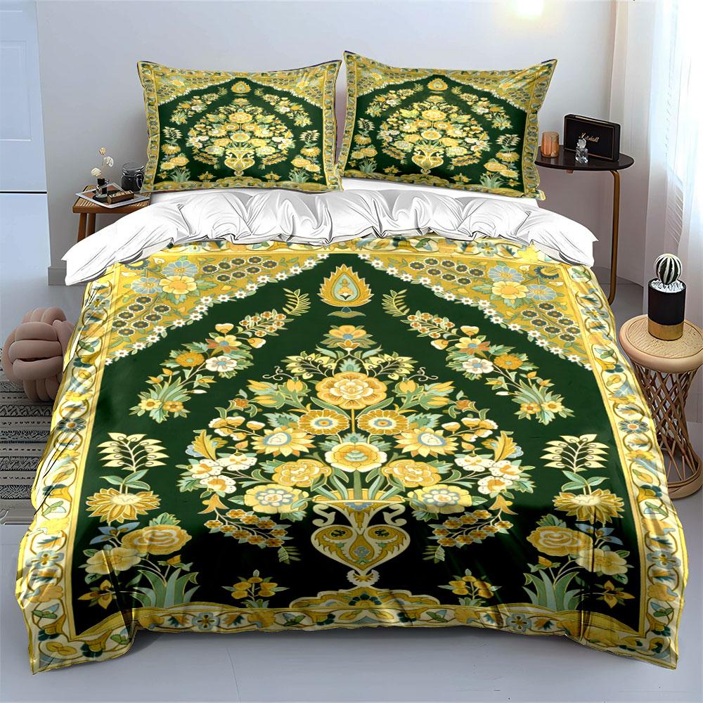 Floral and leaf motifs. Bedding sets Duvet cover sets Duvet covers Pillowcases(1* Duvet Cover 2* Pillowcases without duvet insert)