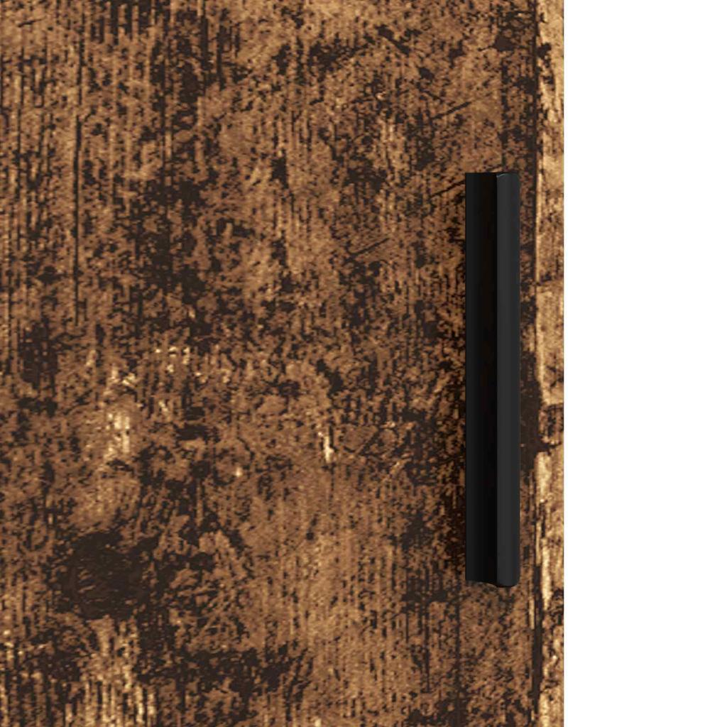 Bathroom Cabinet with Storage and Door Rustic Wood Look 61 x 35 x 64 cm