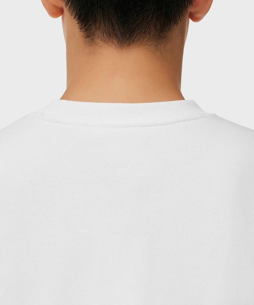 DICKIES Fleece Relaxed Crewneck White