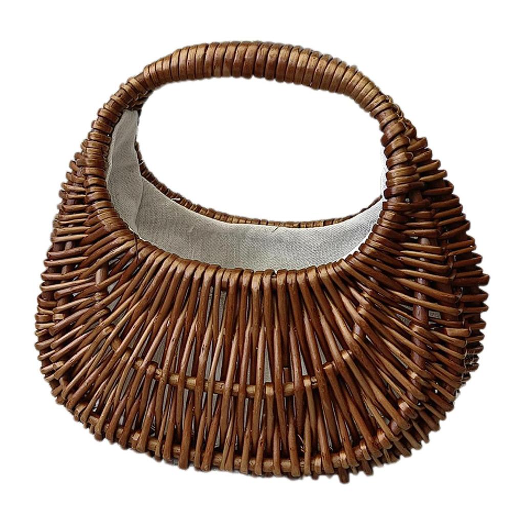 Elegant Woven Tote Bag for Sophisticated Spring Occasions
