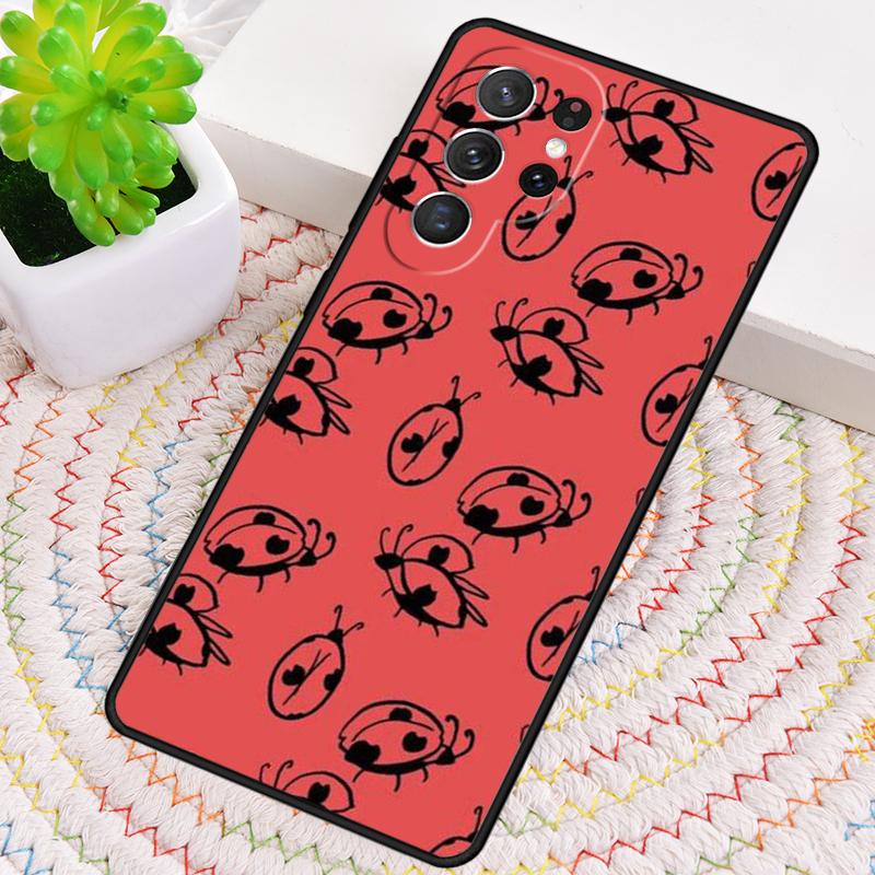 Ladybug Beetle Soft Silicone Phone Case For Samsung Galaxy Note 10 Pro S26 S25 S24 S23 S22 S21 Plus S25Ultra Capa Cover