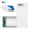 Cold Light Screen Battery Holder 8*18650 Charging Storage Case Mobile Phone Charger Shell Case