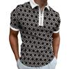 Short-sleeve polo shirt, stylish and comfortable, perfect for casual daily wear.